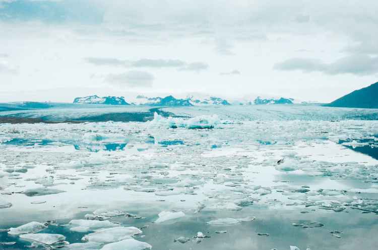 cold glacier iceland melting